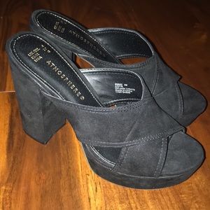 Primark Backless Black Heels